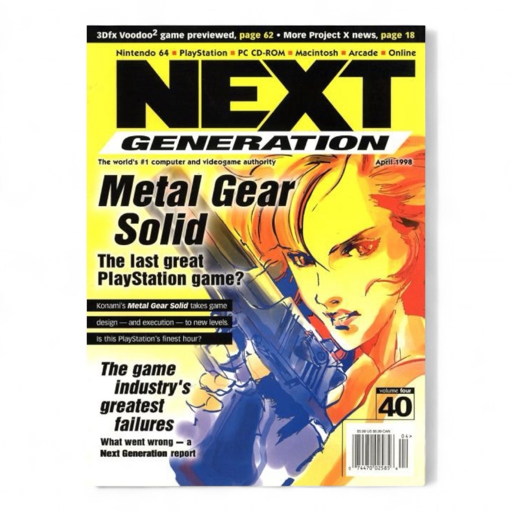 NEXT GENERATION MAGAZINE APRIL 1998 VOLUME 4 ISSUE 40 - PRE-OWNED